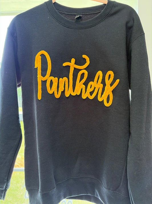 Custom Team Chunky Chenille Yarn Sweatshirt